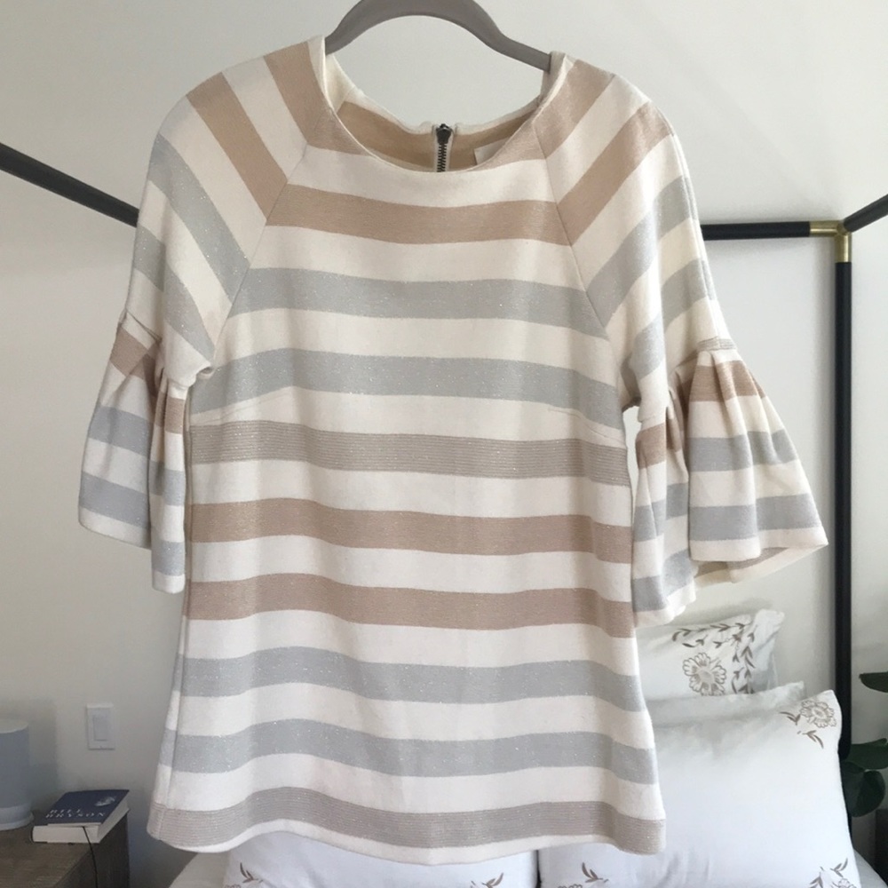 MAEVE Glitter Thread Top